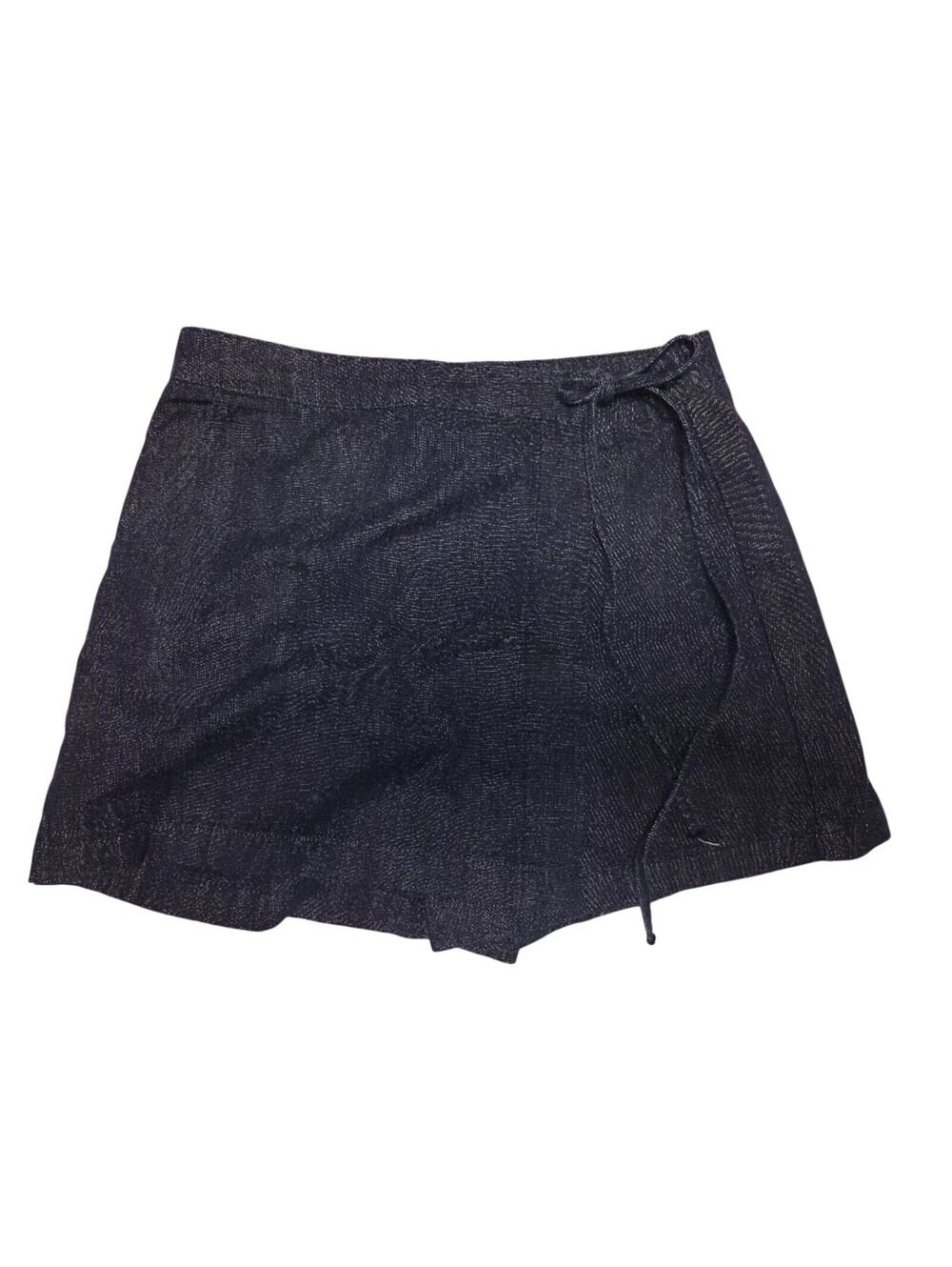Dazy Dark Wash Denim Wrap Skort Size Large